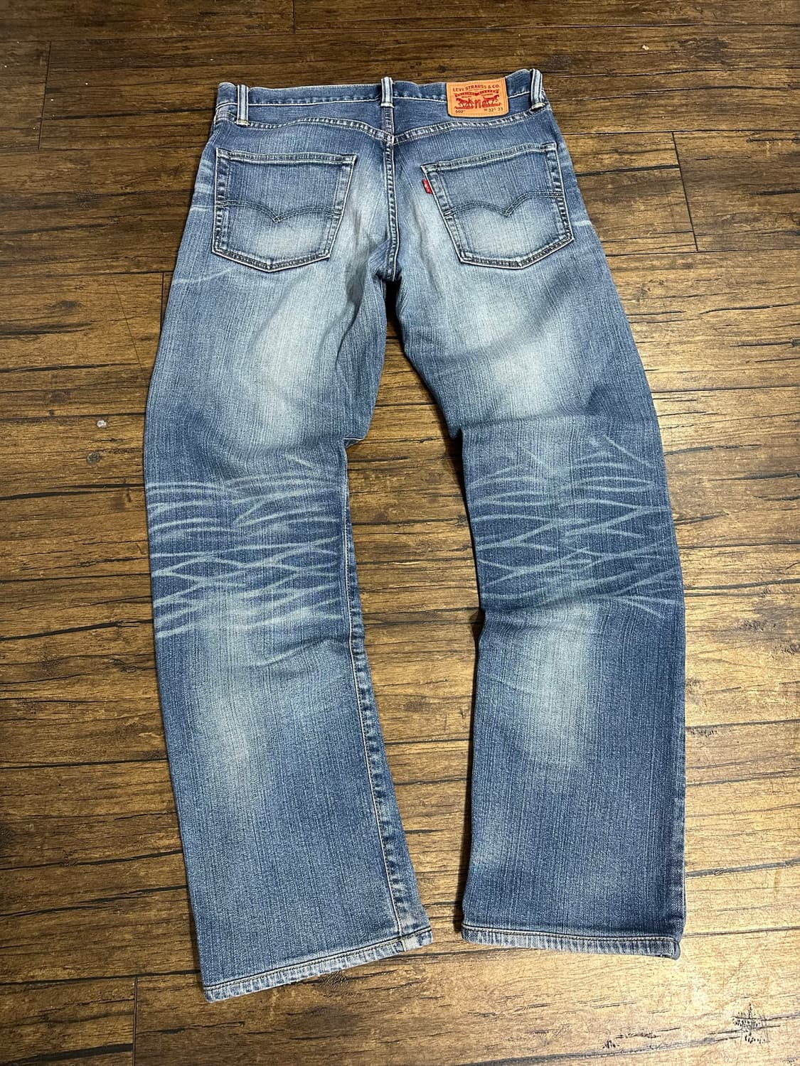 리바이스 Levis 502 워시드 데님 팬츠 W32 빈티지 청바지 상품이미지1