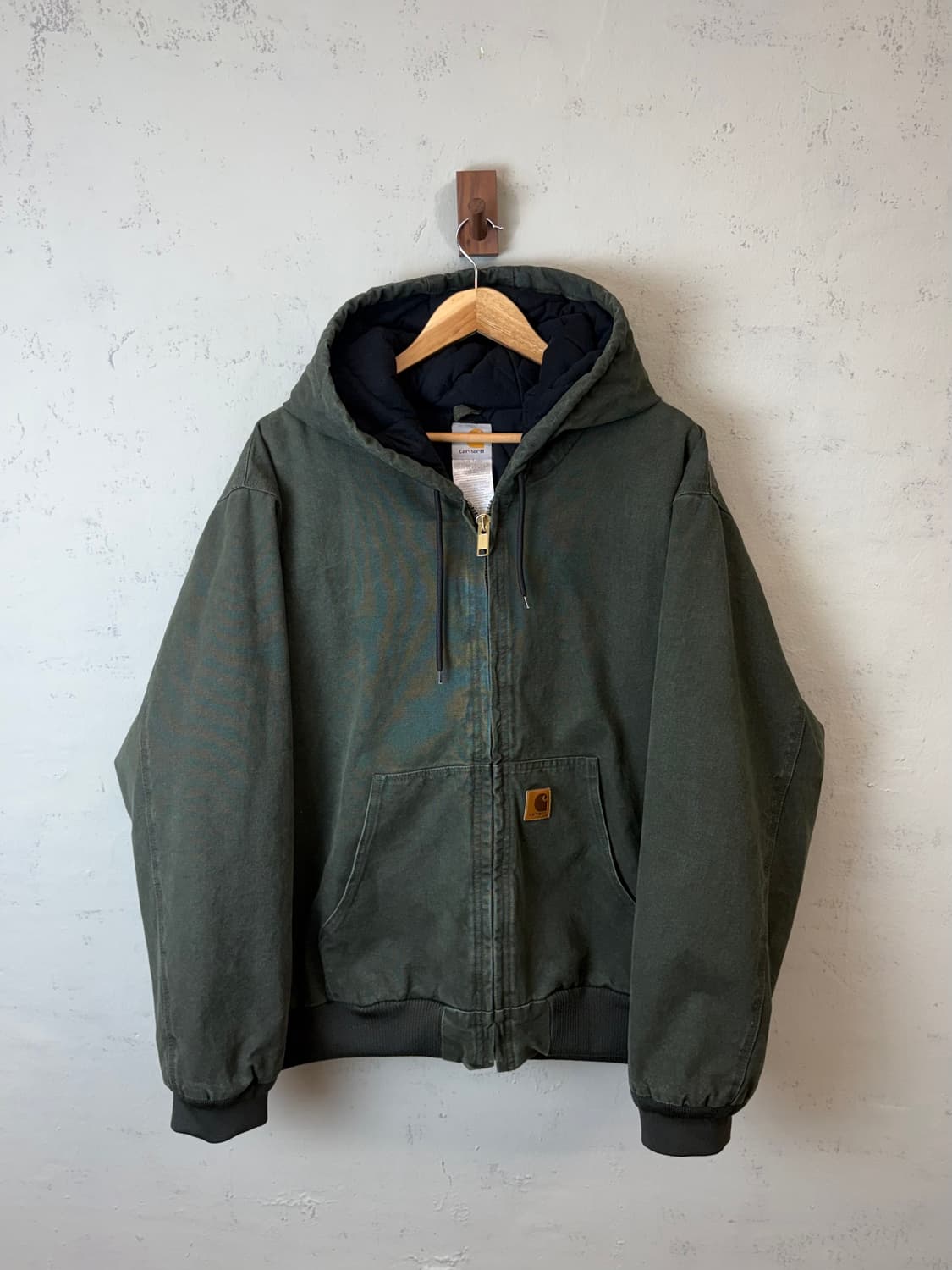 칼하트 모스 그린 액티브 후드 자켓 상품이미지1