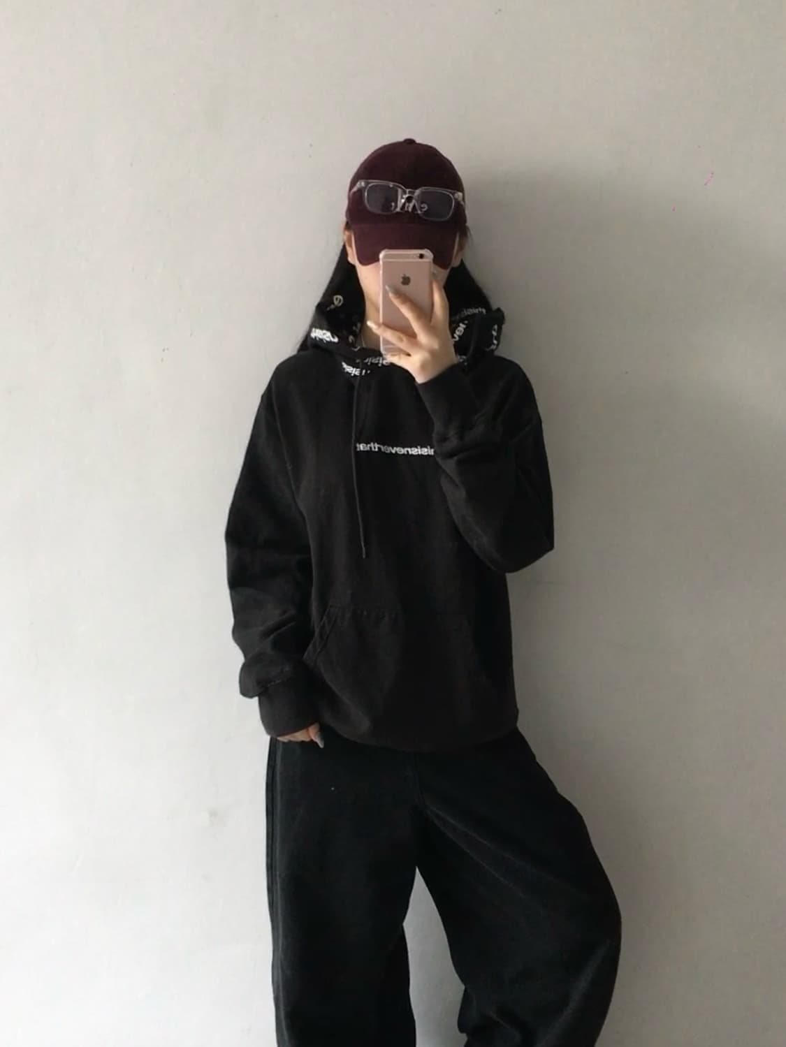 디스이즈네버댓 프린팅 후드티 상품이미지1