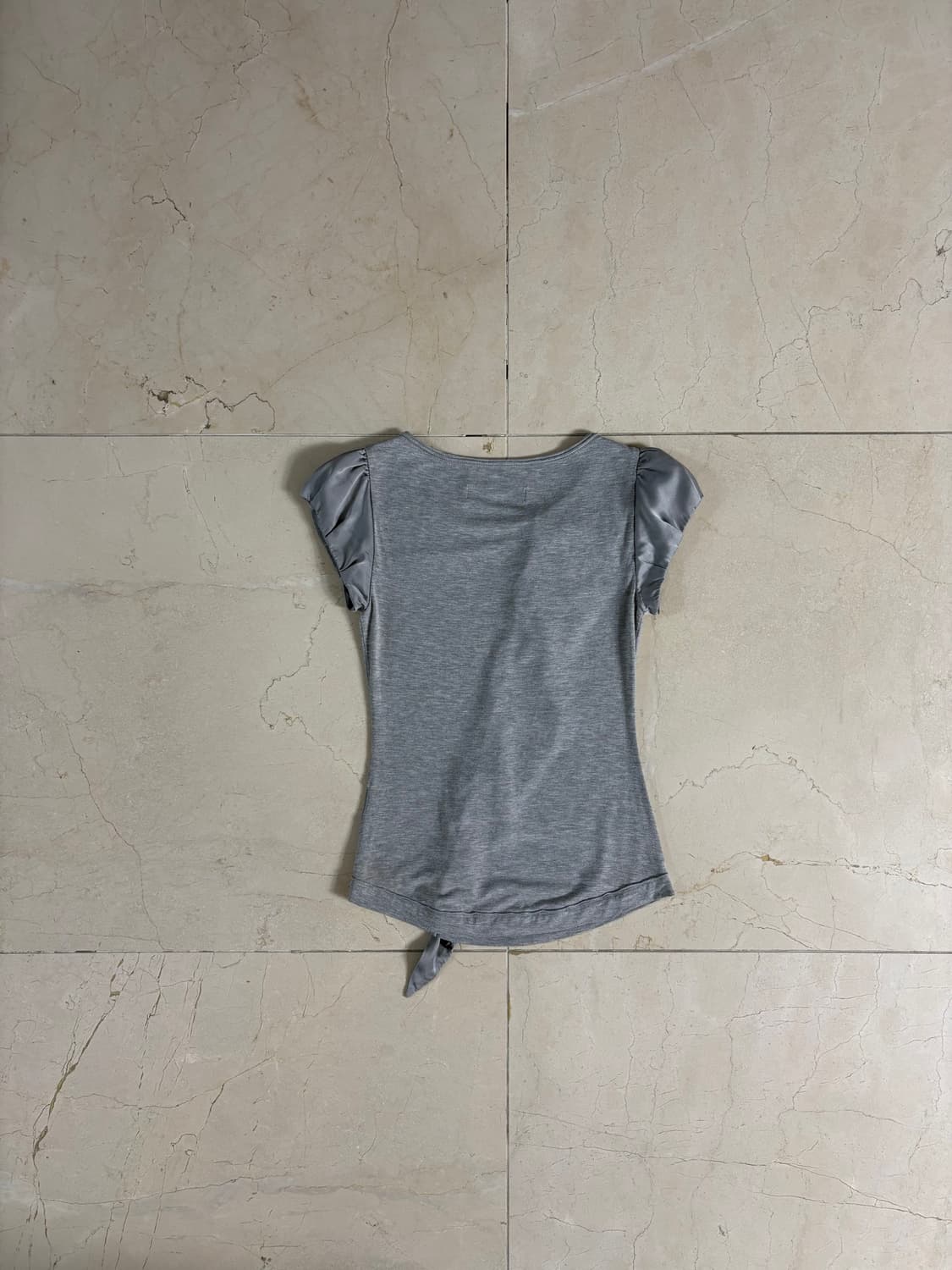 Karen Millen Stud & Silk Frill Tee  상품이미지5