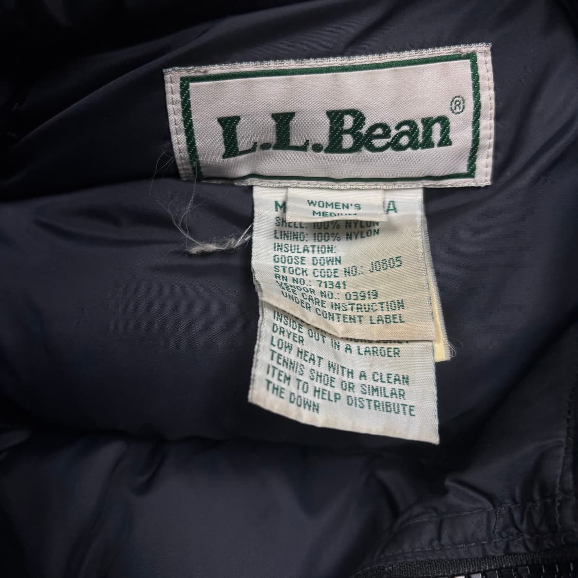 엘엘빈 블랙컬러 구스 다운 패딩 상품이미지3