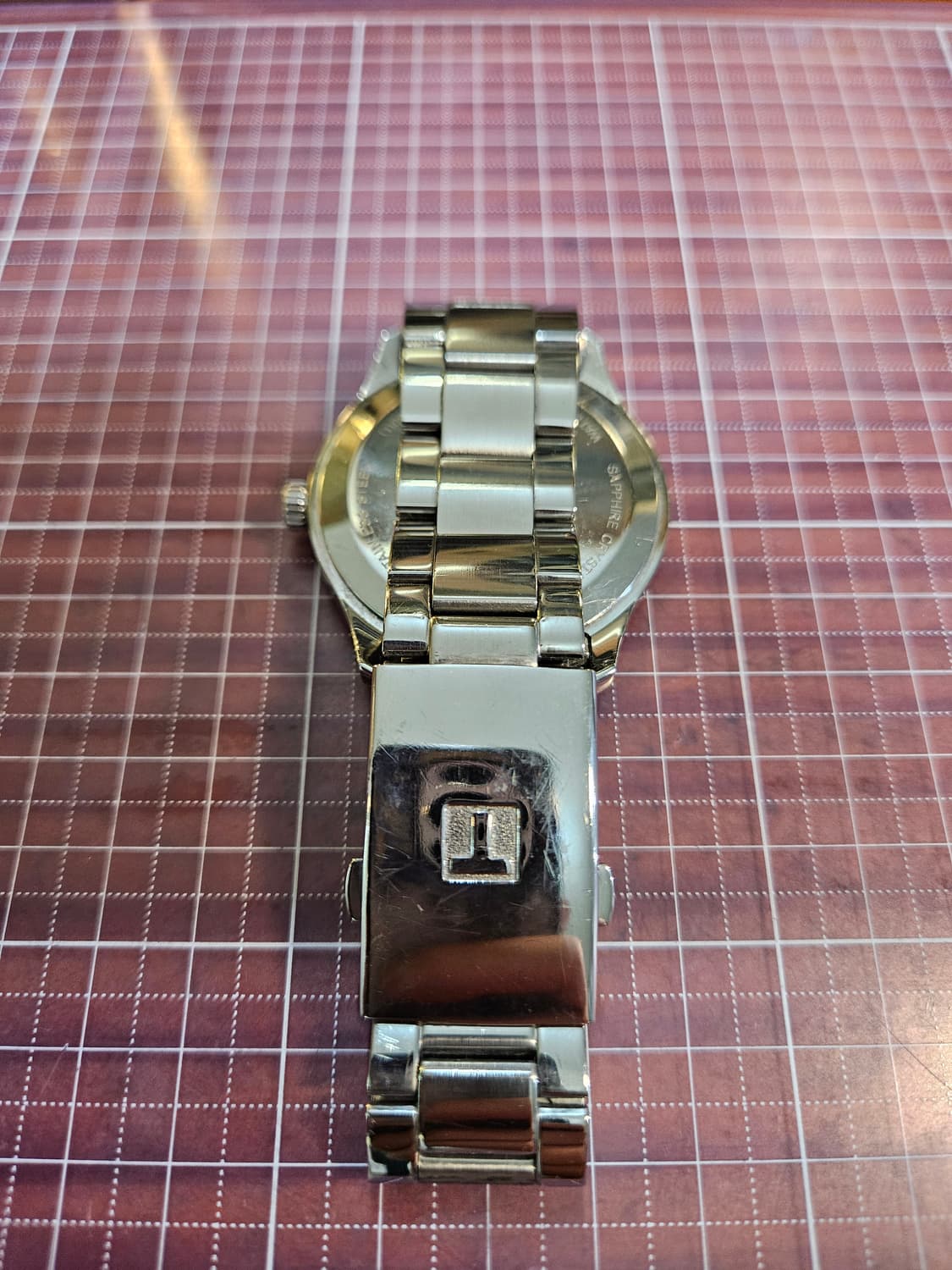 티쏘 젠트 xl  블랙 다이얼 데이트 메탈 시계 상품이미지4