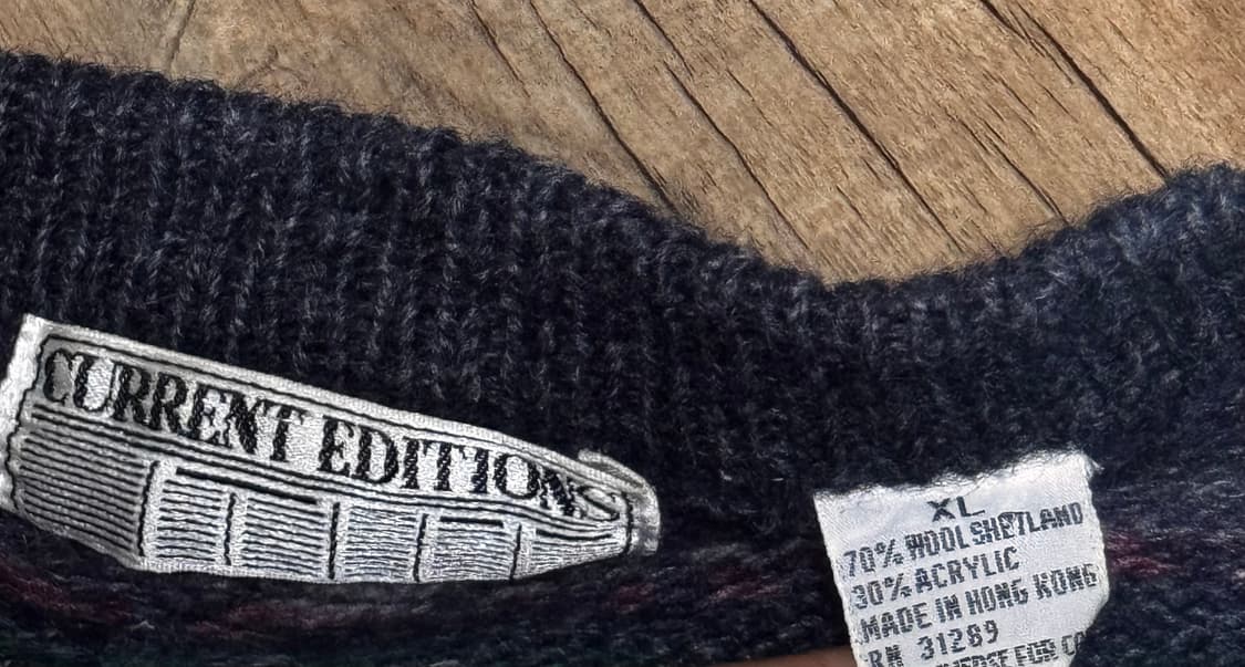 커런트 에디션즈 패턴 브이넥 가디건 상품이미지5