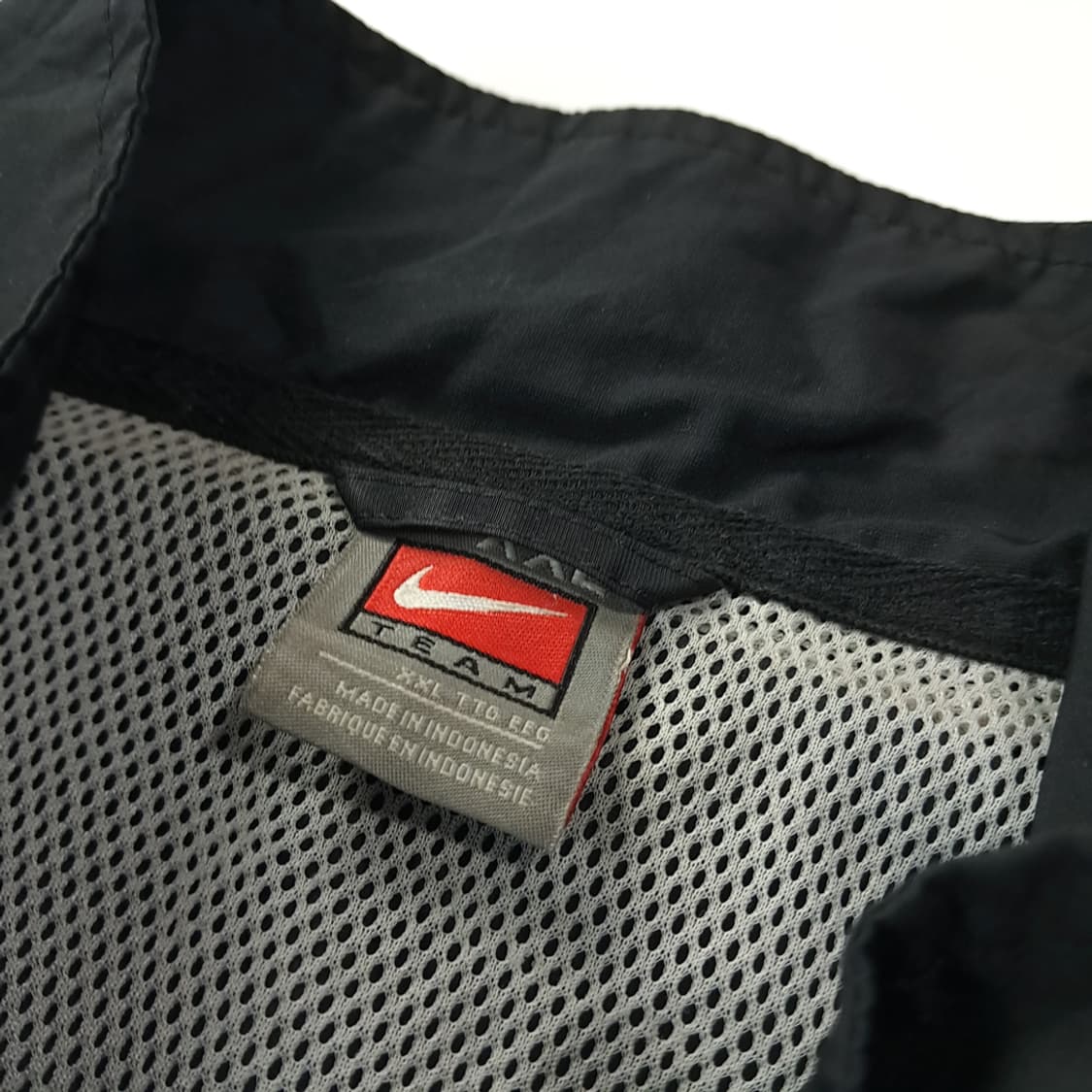 CK554 2XL 나이키 00s 팀 블랙 배너커 스태프 바람막이 자켓 상품이미지4