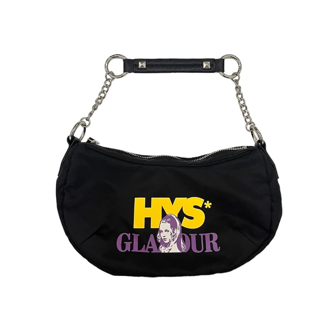 히스테릭글래머 나일론 숄더백 블랙 상품이미지2