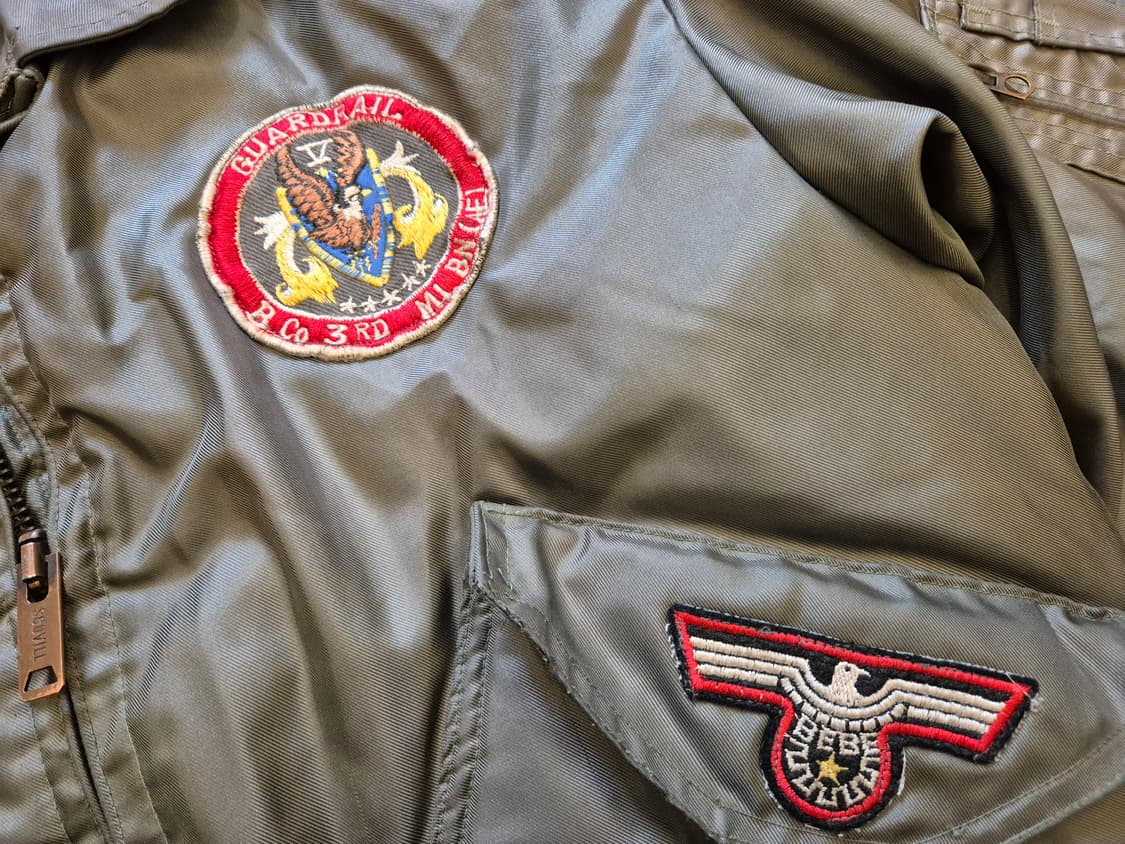 80s u.s army AVIREX CWU 45 P 플라이트 자켓 상품이미지4