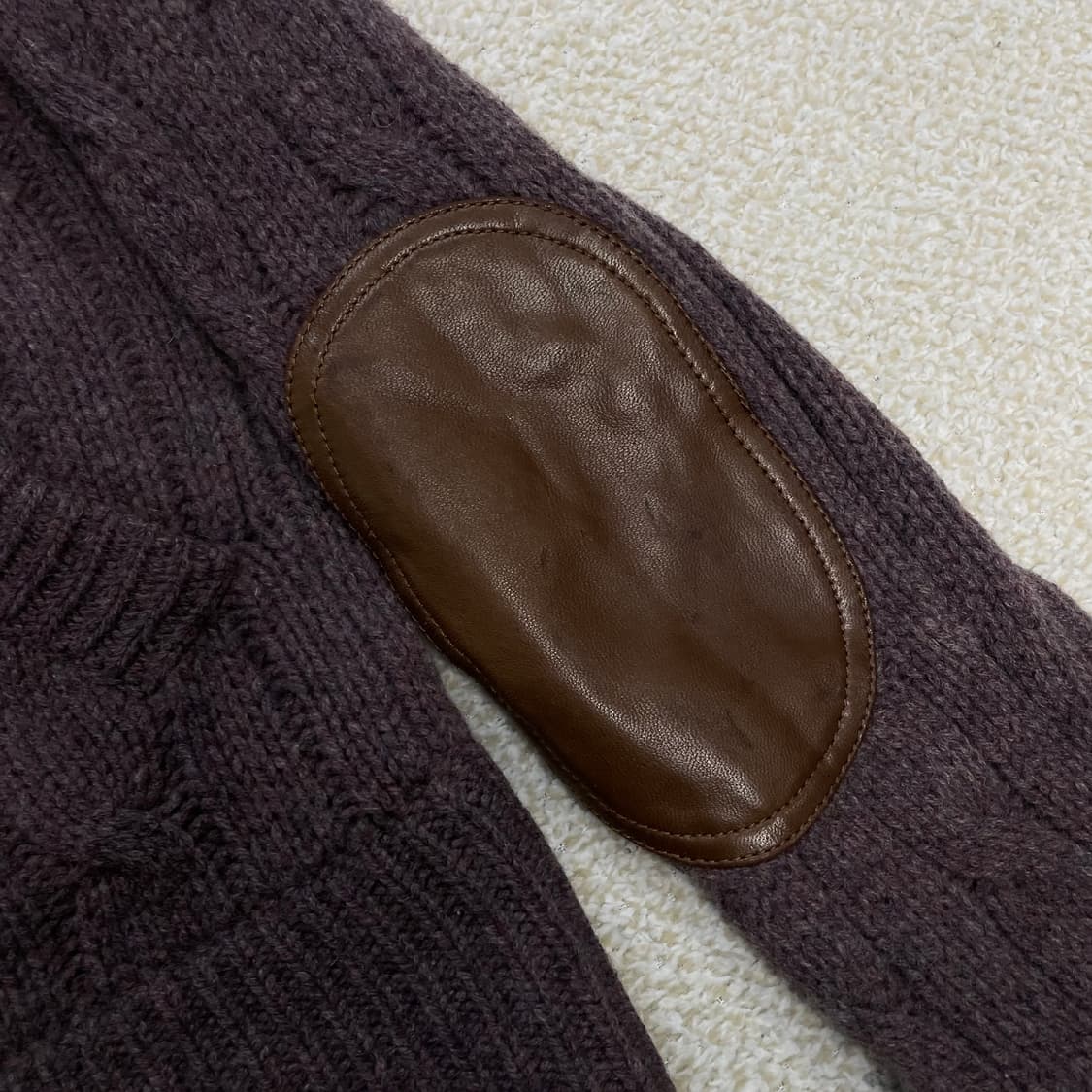 폴로 랄프로렌 케이블 버튼 니트 집업 상품이미지3