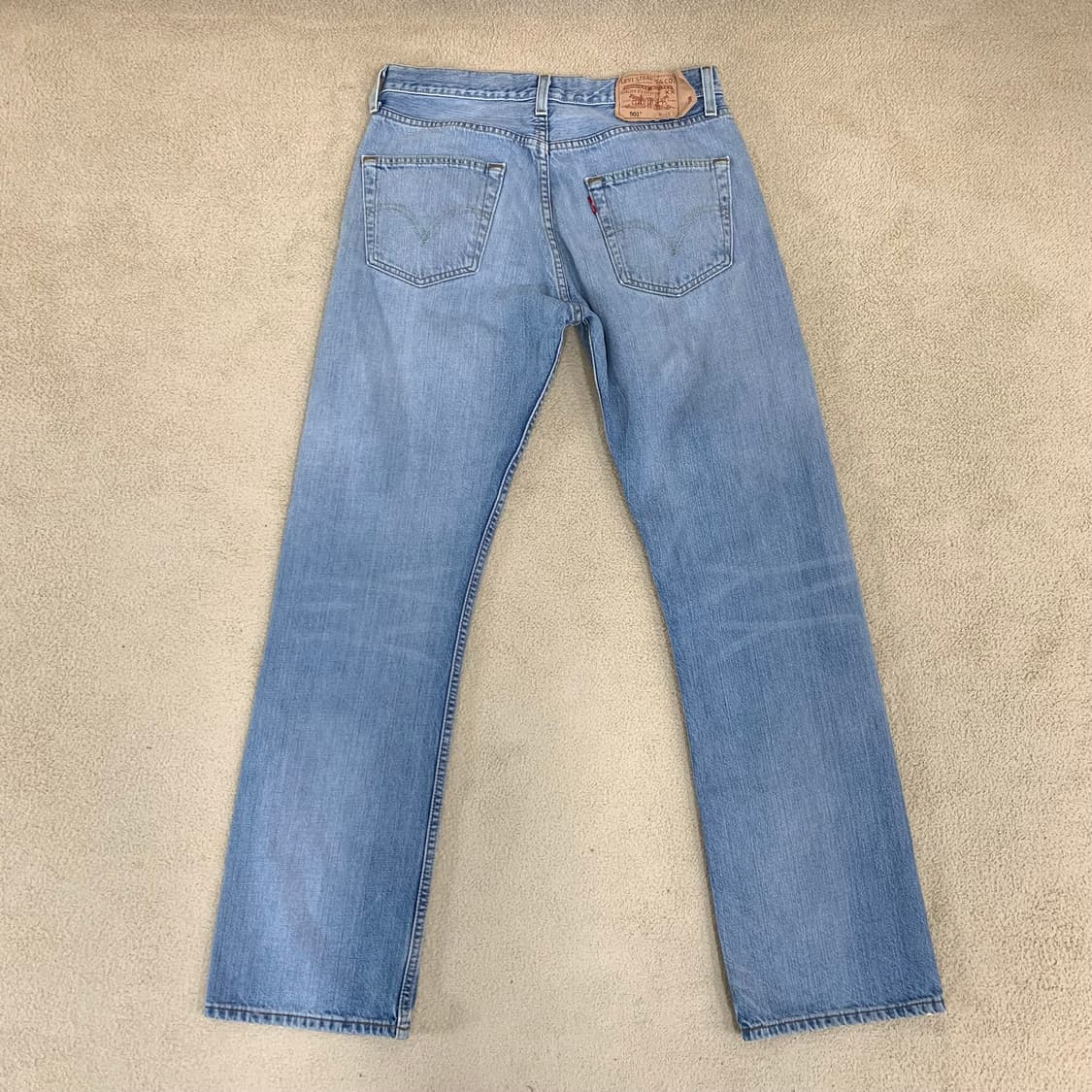 빈티지 리바이스 501 워싱 데님팬츠( 30사이즈 ) 남자청바지 연청 상품이미지4