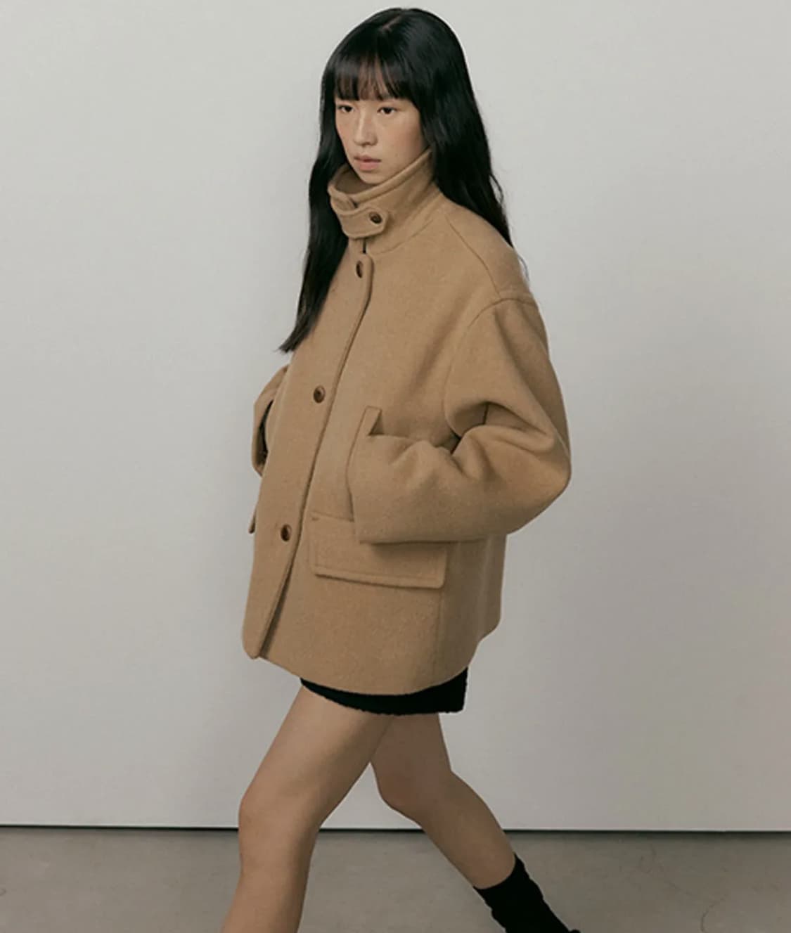 링서울 울 하프 코트 상품이미지2