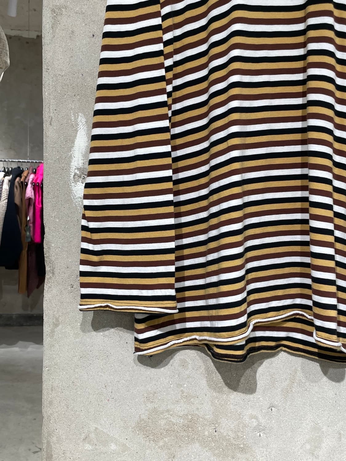 언더커버 믹스 싱글 포켓 스트라이프 크루넥 롱 슬리브 상품이미지4