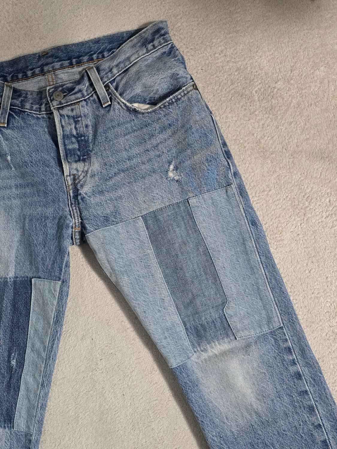 리바이스 501CT 패치워크 데님 팬츠 30-31 상품이미지2