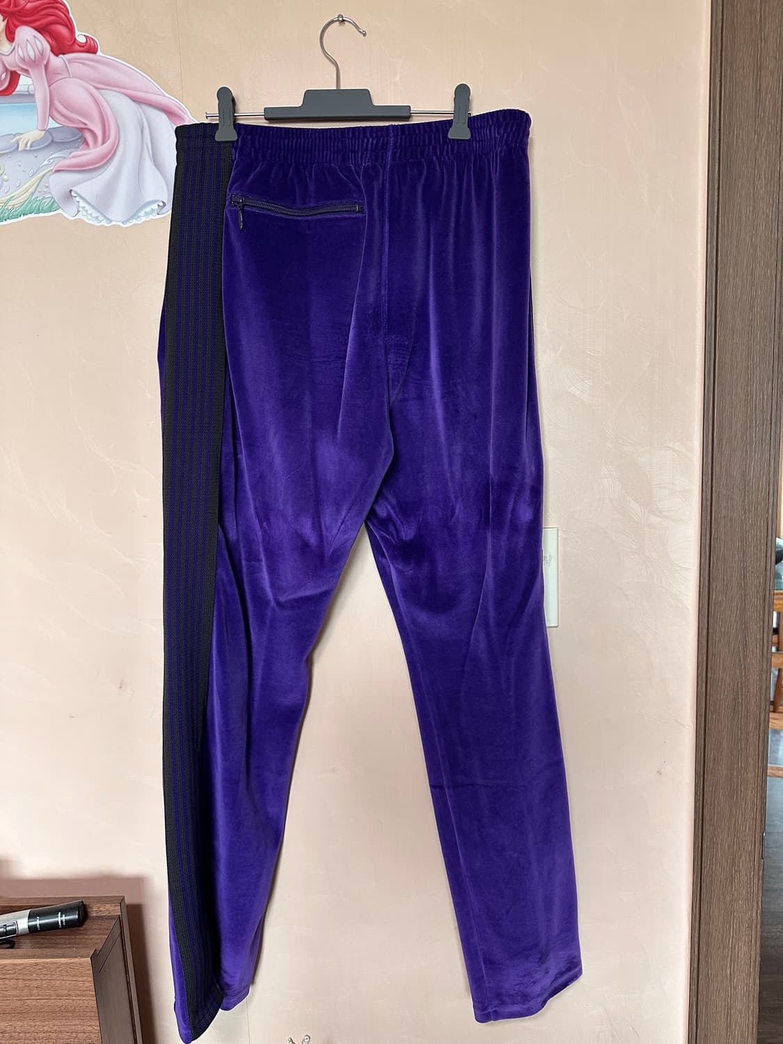 S) 니들스 내로우 트랙 팬츠 C/PE 벨루어 퍼플 상품이미지6
