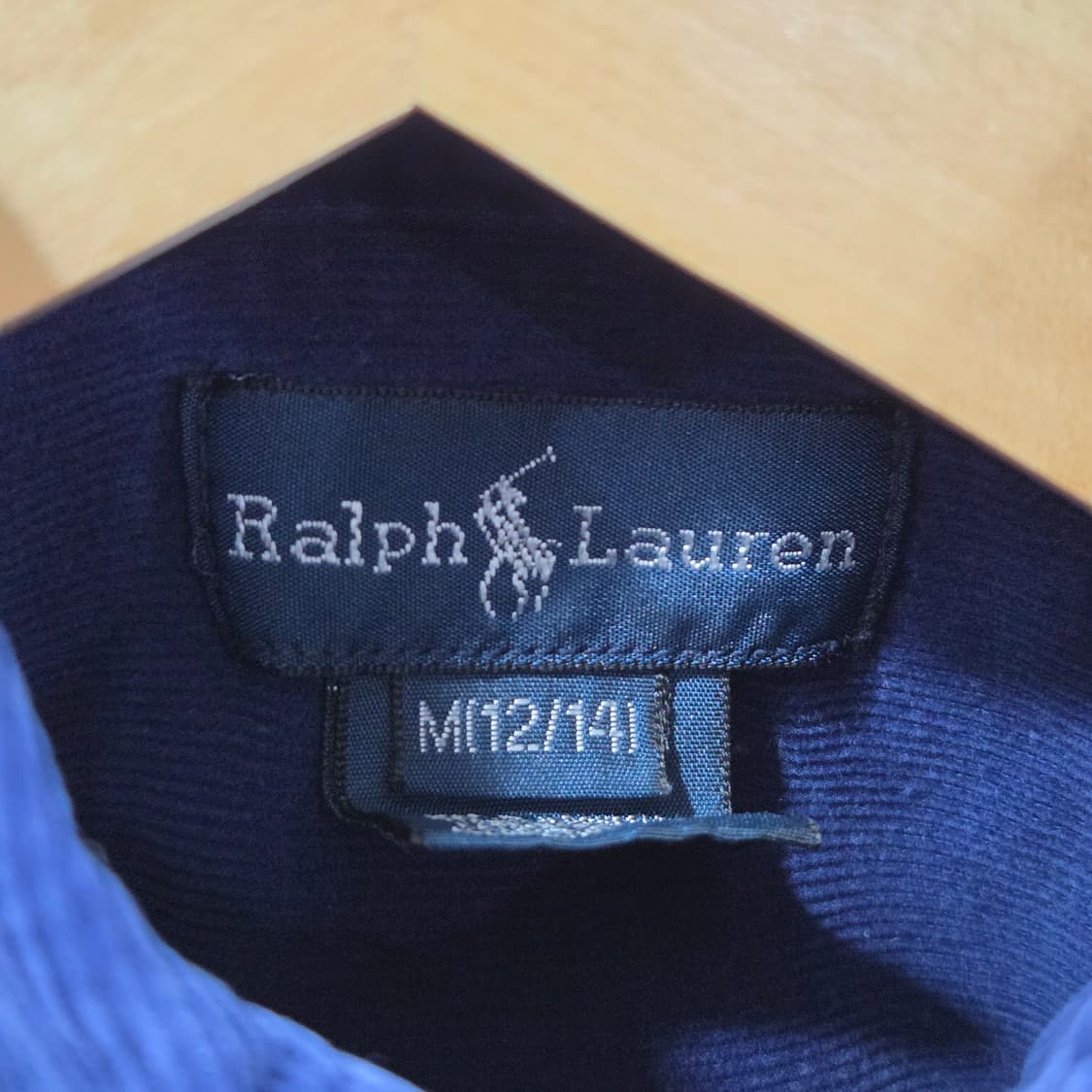 폴로랄프로렌 키즈 버튼다운 멀티포니 코듀로이 셔츠 M/12/14 상품이미지3