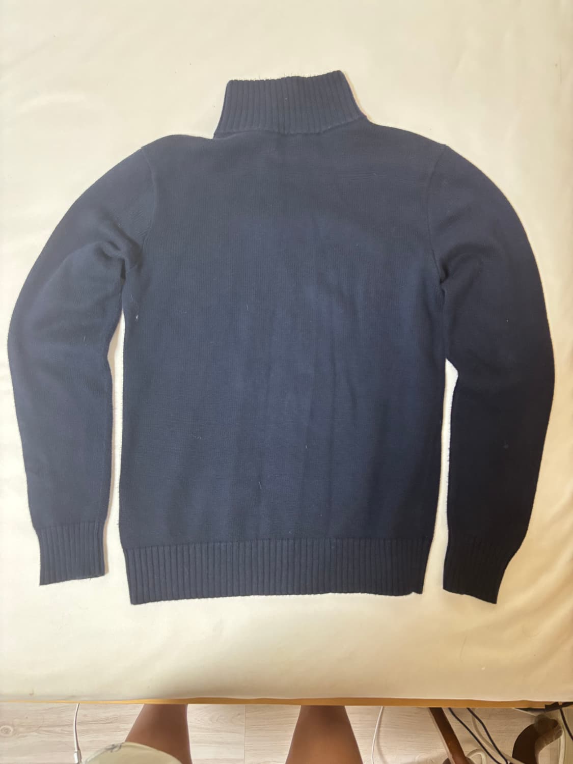 폴로 랄프로렌 네이비 니트집업 상품이미지5