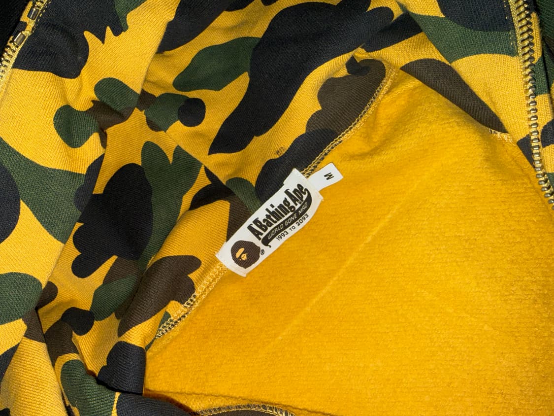 Bape 베이프 후드집업 황계 M 상품이미지3