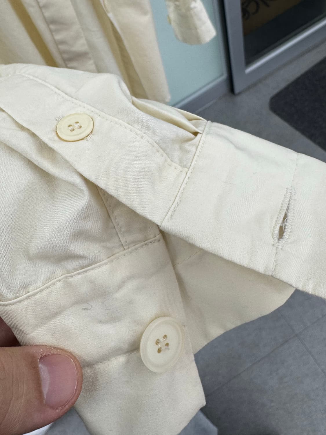 로우클래식 코튼 셔츠 M 상품이미지5