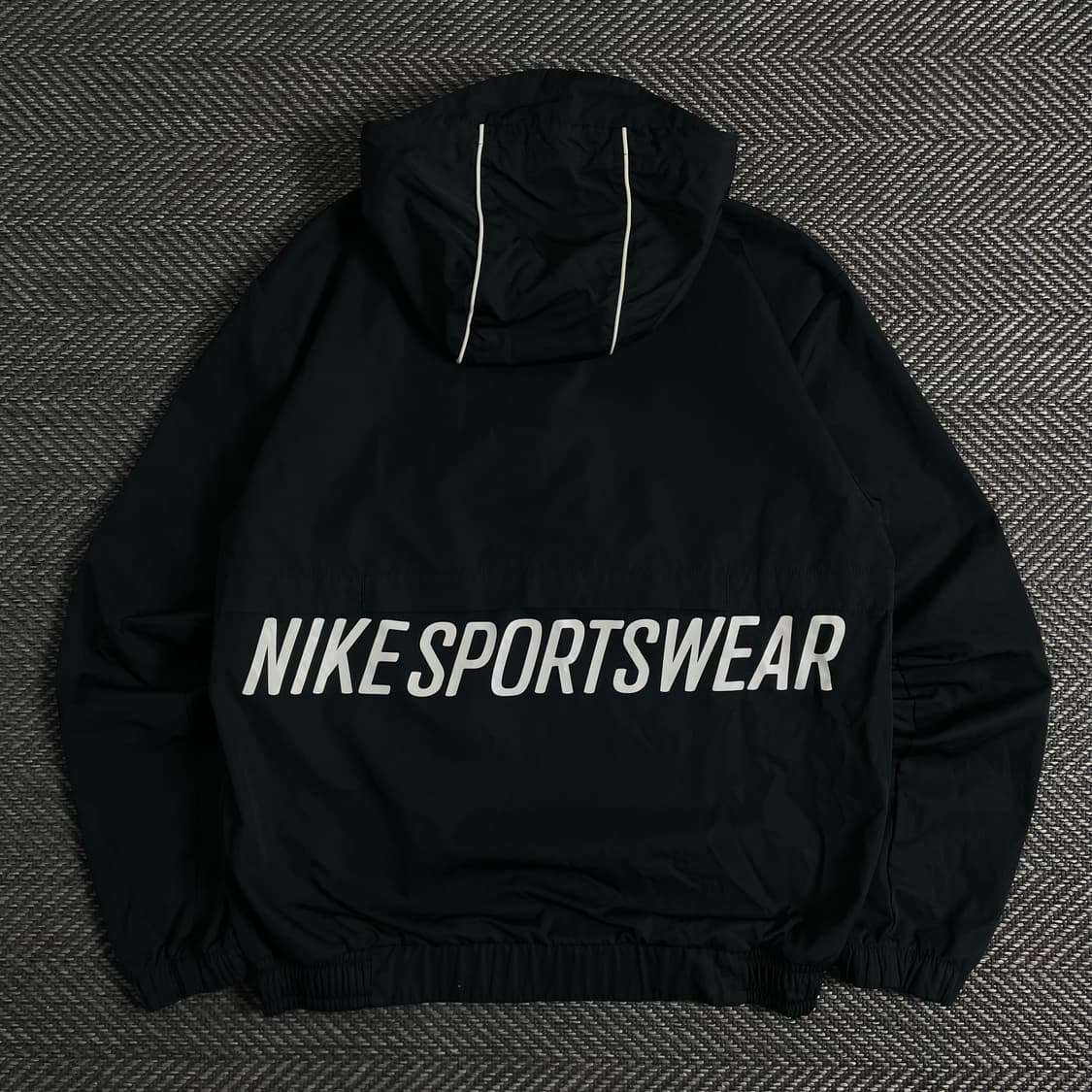 나이키 빅로고 블랙 우븐 아노락 웜업o 3622 상품이미지1