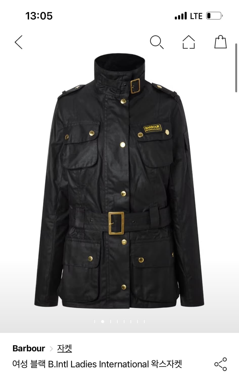 바버 인터네셔널 왁스자켓 여성012(95사이즈) 상품이미지1