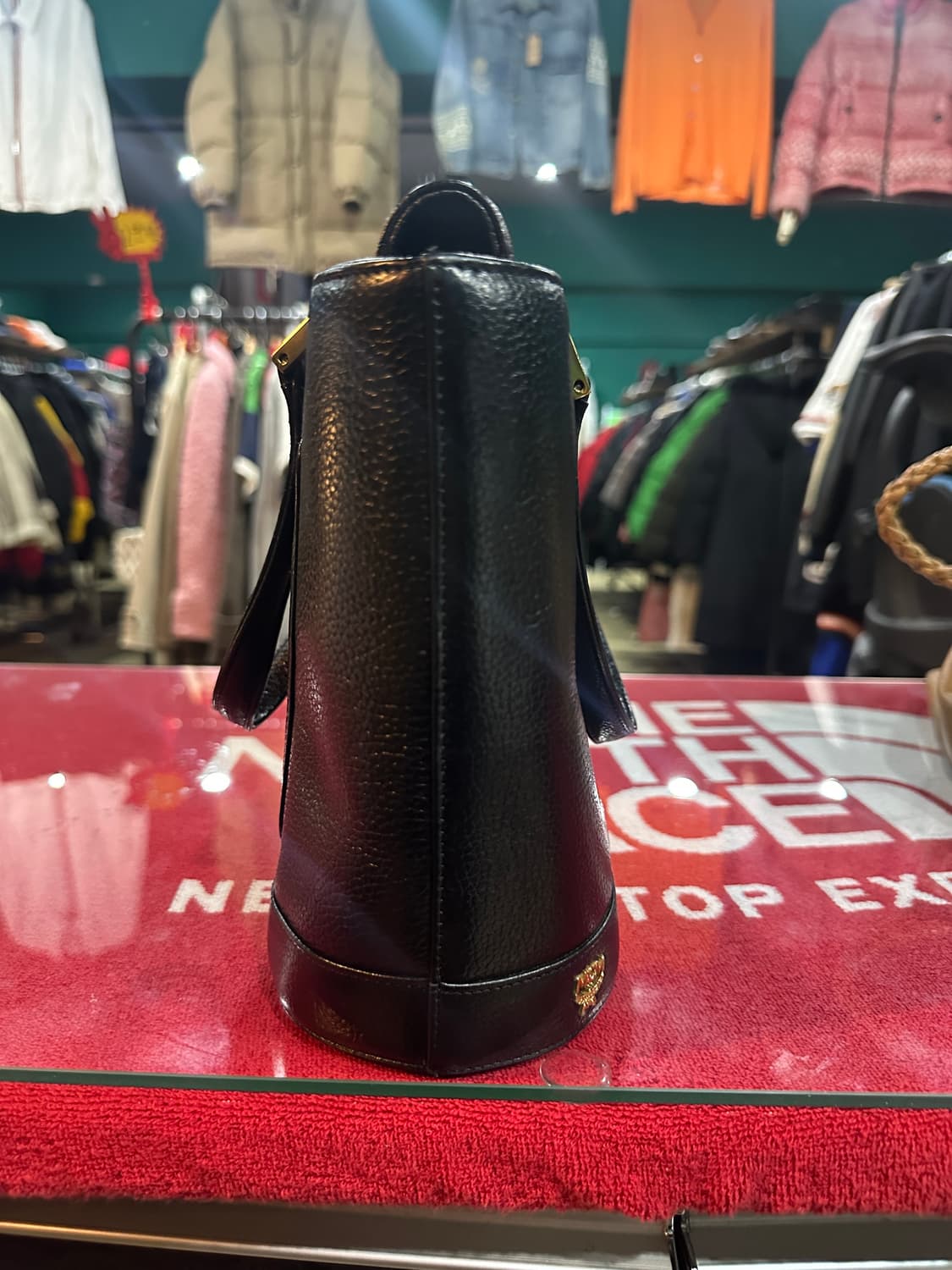 mcm 가죽토드백 블랙 상품이미지2