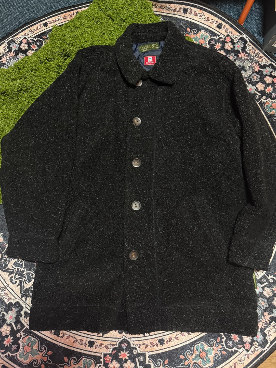 Mizuno interrismo middle coat black L 상품이미지1