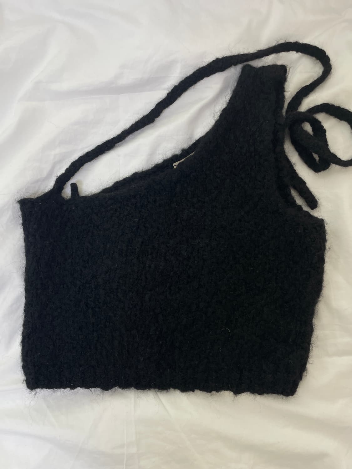 팔로마울 언발 니트 베스트 (블랙) 상품이미지4