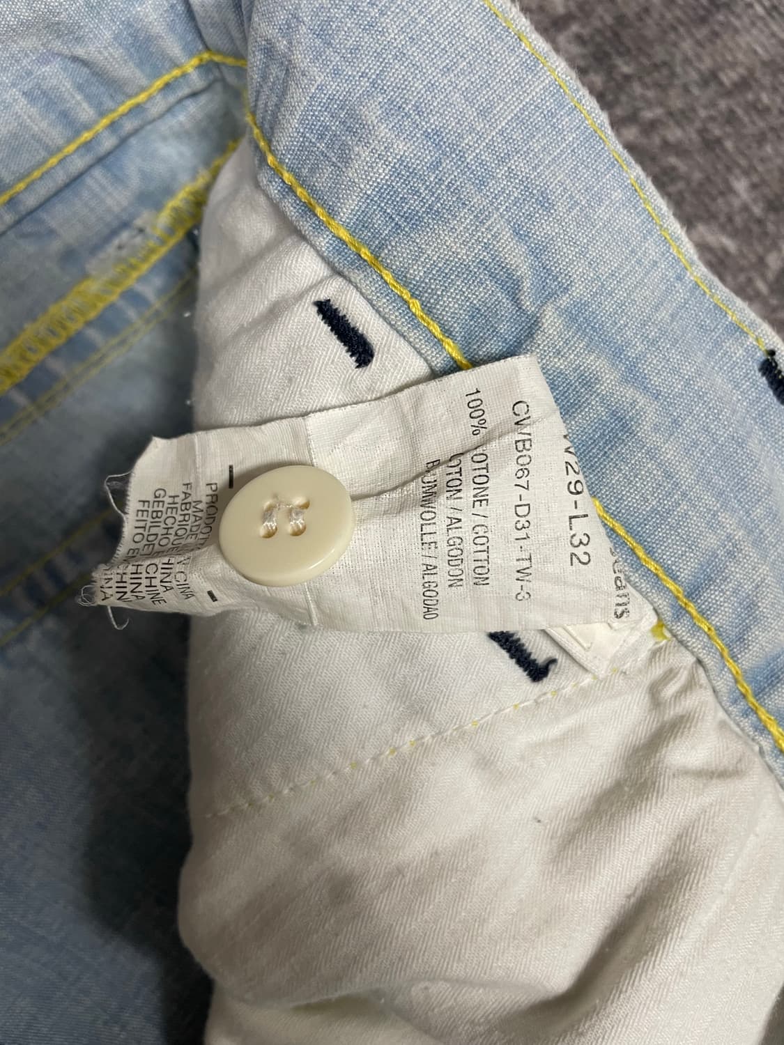 90s Ck 와이드 데님 상품이미지7