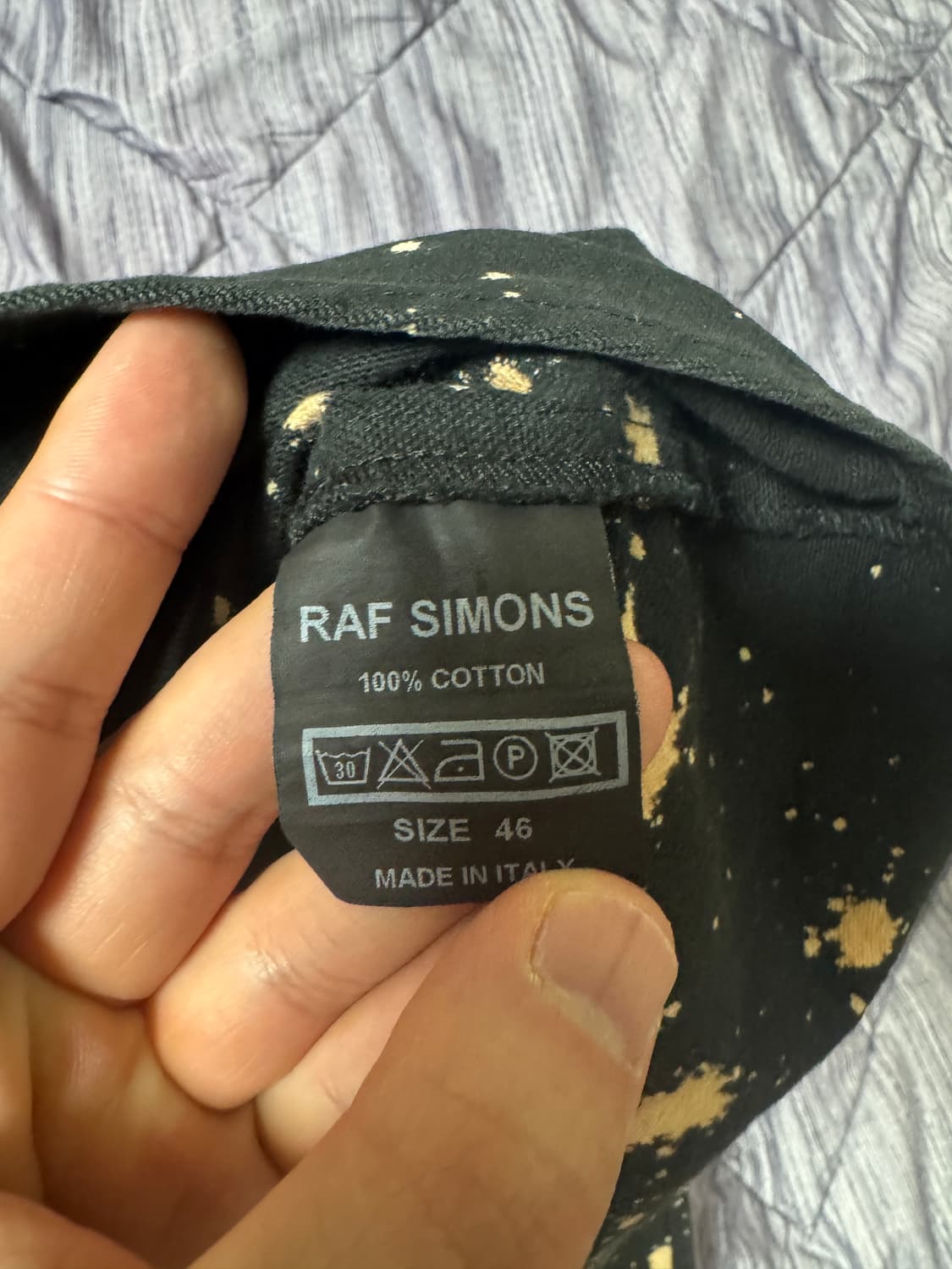 [46] 라프시몬스 스털링루비 투포켓 오버사이즈 셔츠 상품이미지7