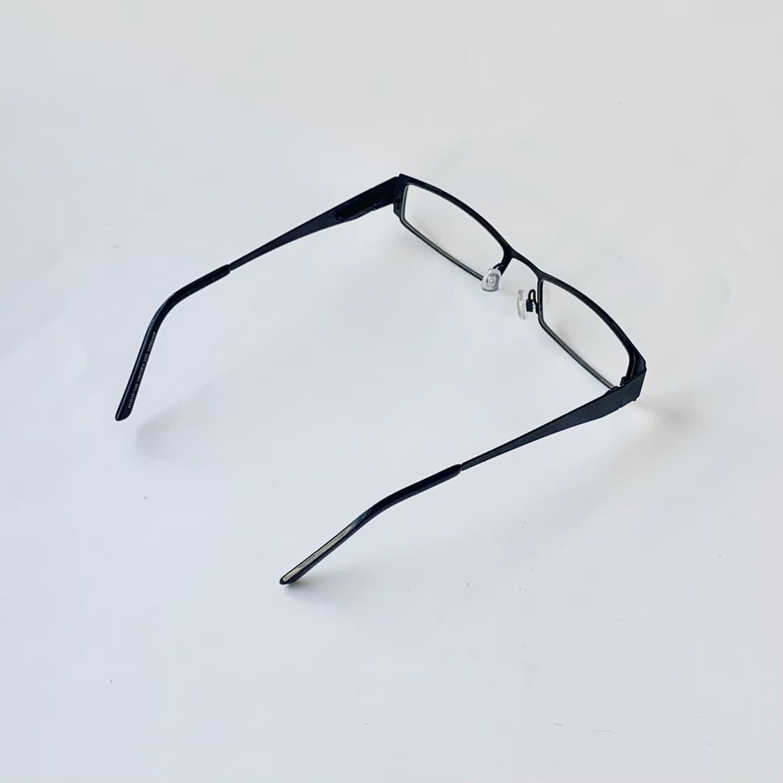 2442 데드스탁 슬림 사각 블랙 클래식 레트로 메탈 프레임 빈티지안경 상품이미지7