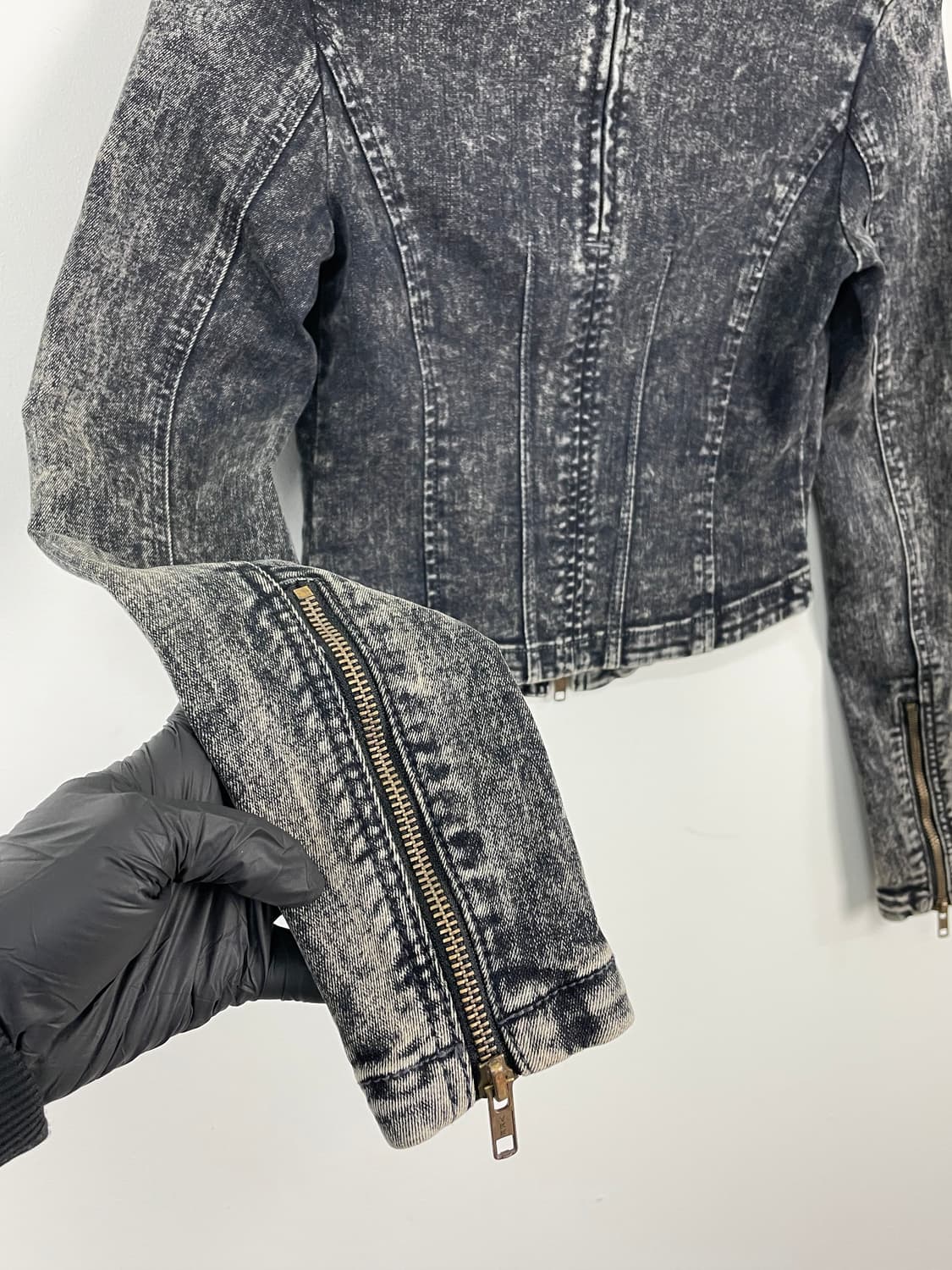 로딩룸 moto 데님 크롭 자켓 <546><548> 상품이미지3