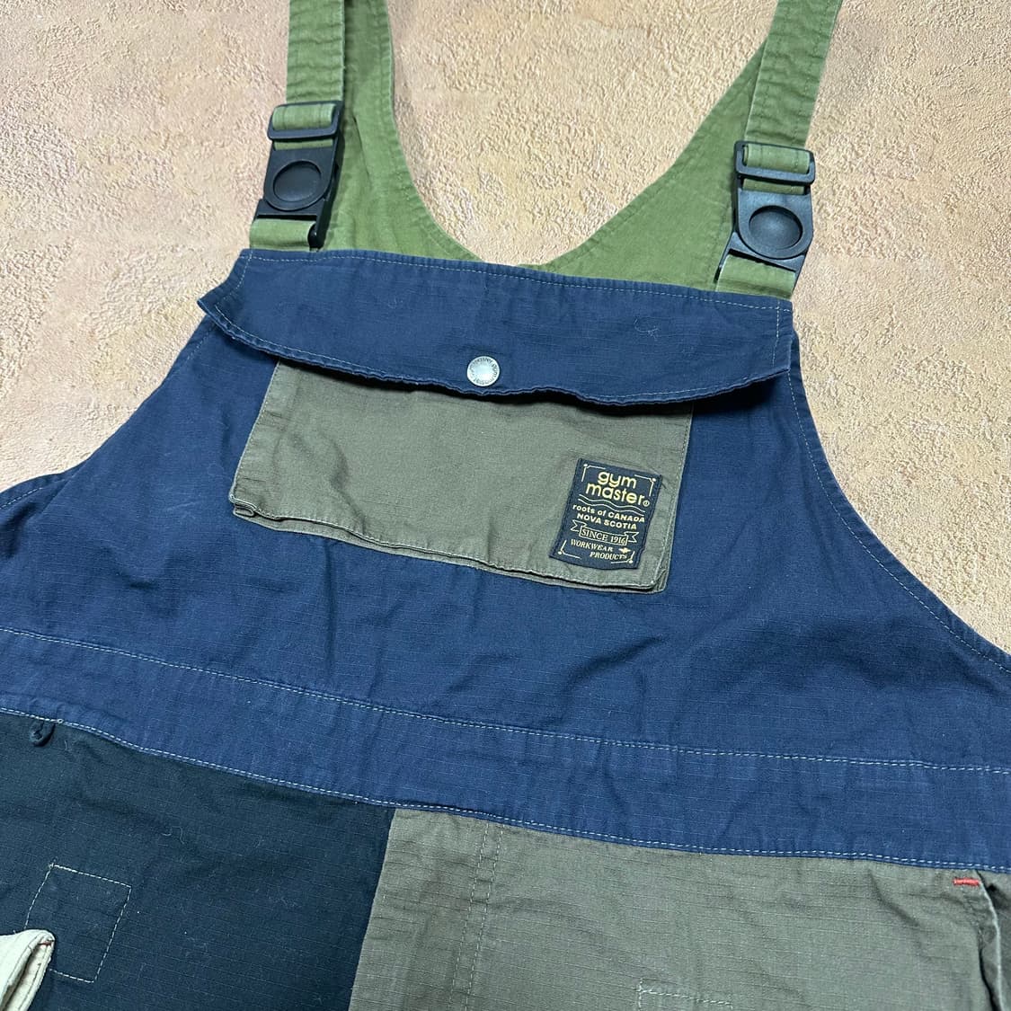 ✨ (바배) 짐마스터 몬스터 포켓 오버롤 면 멜빵 바지  상품이미지3