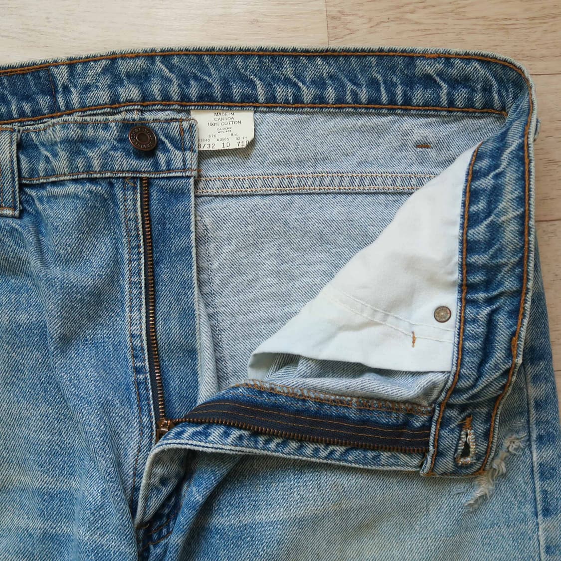 빈티지 리바이스 505 오렌지 블랭크 탭 상품이미지7