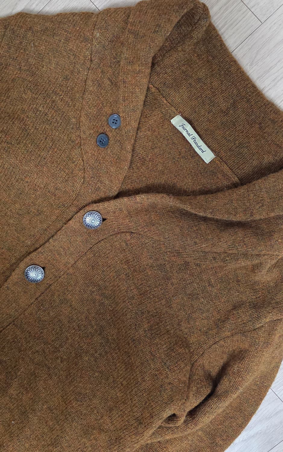 저널 스탠다드 숄카라 니트가디건 상품이미지4