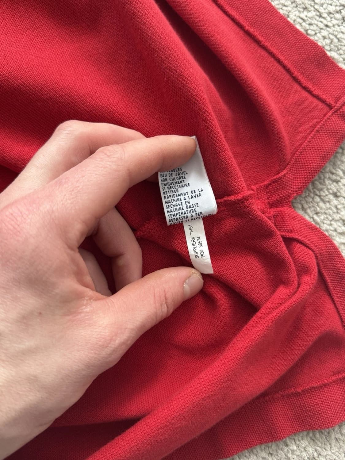 폴로 랄프로렌 그레이트 브리튼 3 롱 슬리브 폴로 셔츠 레드 상품이미지6