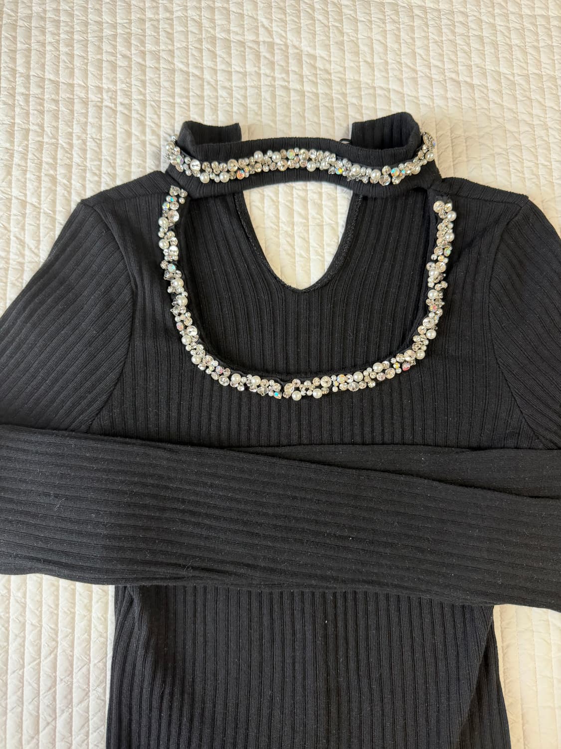 베이비메탈클럽 쥬얼 초커 티 / Black 상품이미지3