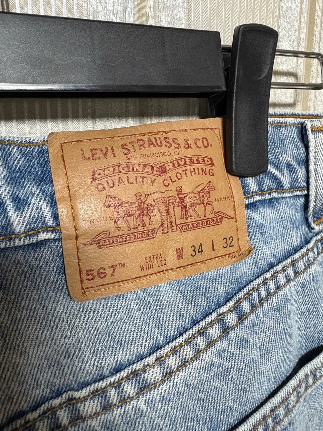 90s levis 567 (USA) 상품이미지3