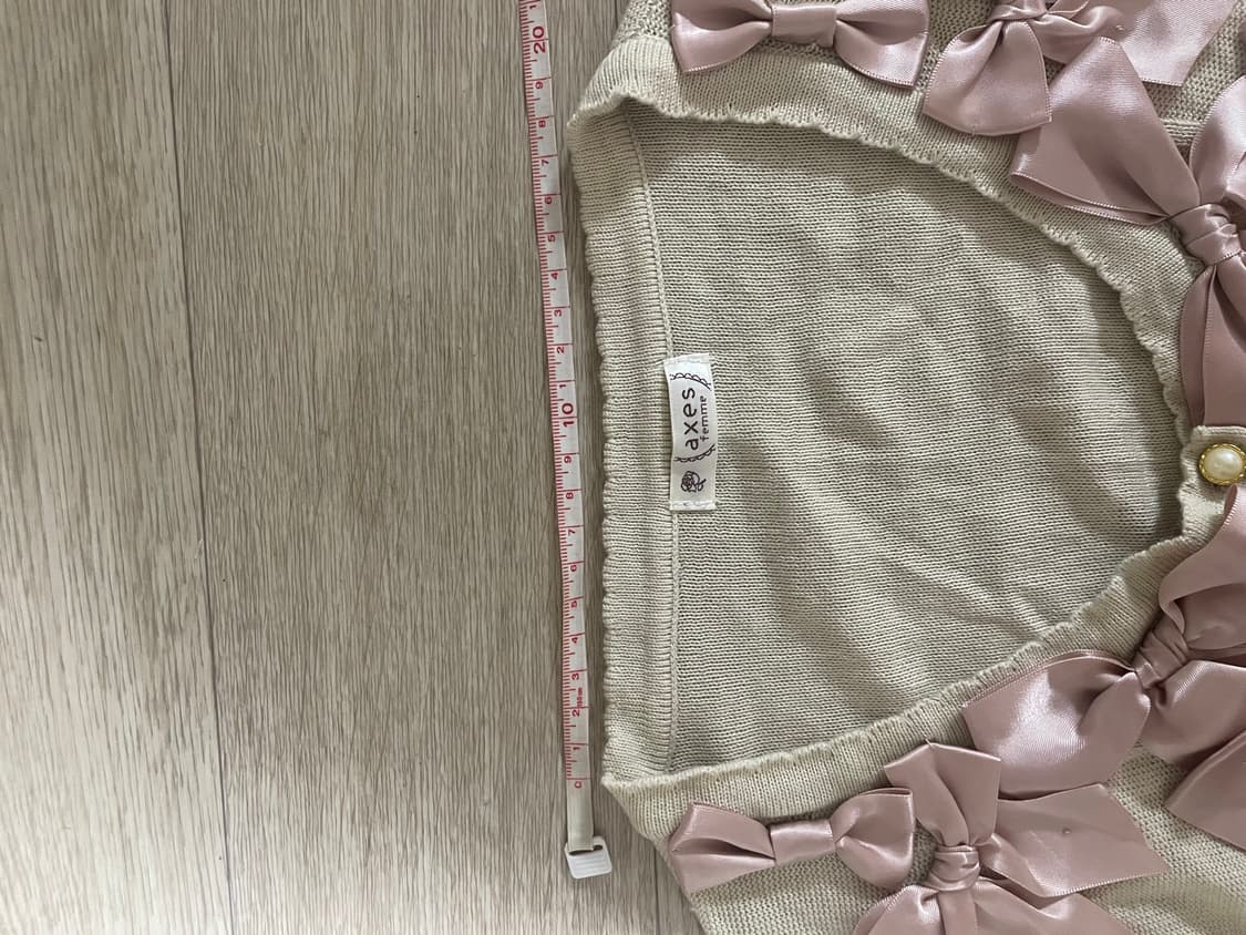 엑시즈팜 일본 모리 가디건 리본  상품이미지5