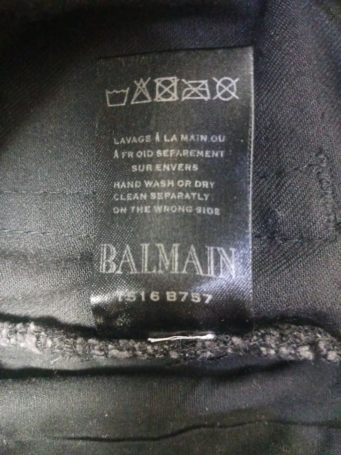 [33] 발망 왁스코팅 블랙 바이커진 청바지 상품이미지10