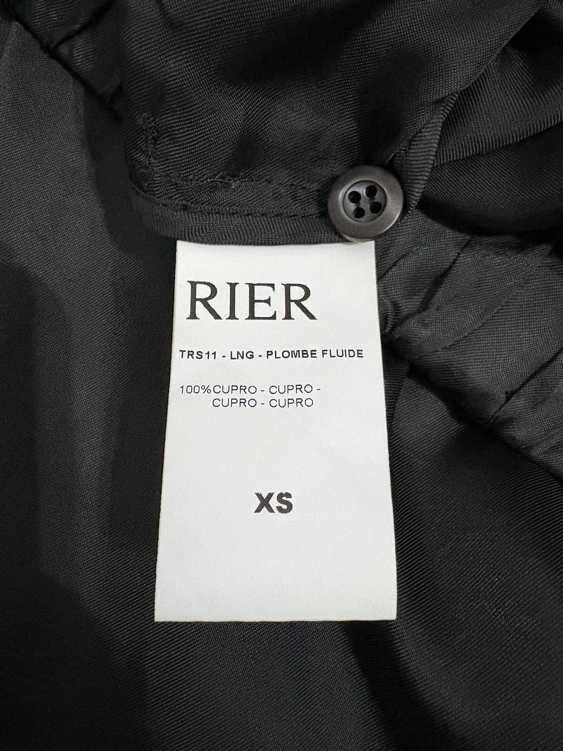 리에르 RIER / 큐프로 팬츠 라이닝 트라우저 / XS 상품이미지7