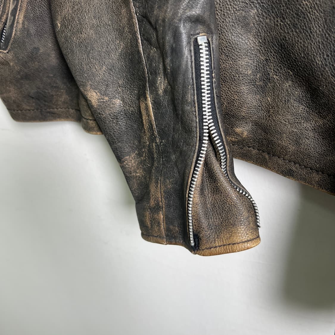 VTG 빈티지 소가죽 라이더 자켓 S 상품이미지9