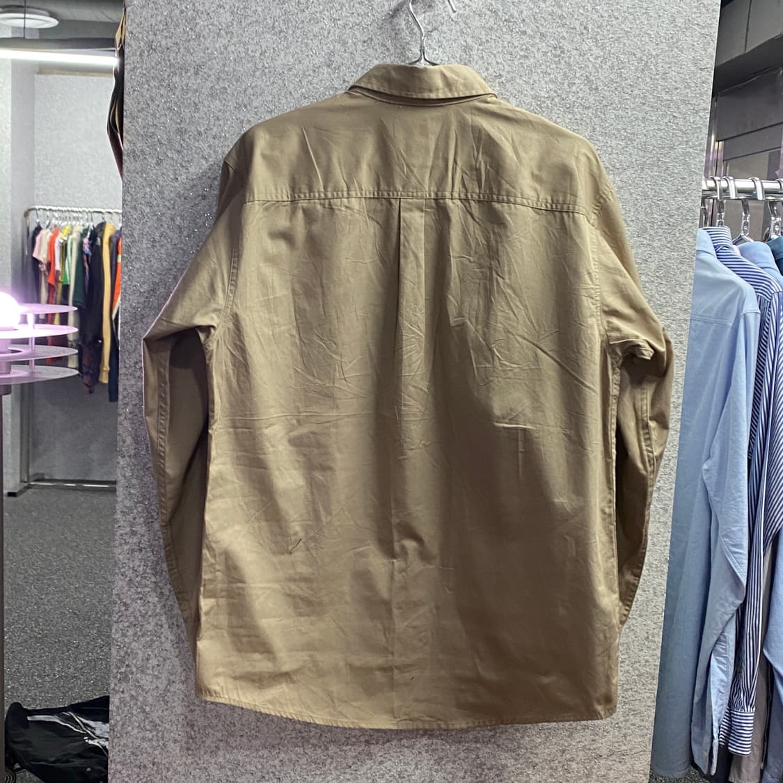 폴로 랄프로렌 클래식핏 베이지 셔츠 B3675 상품이미지4