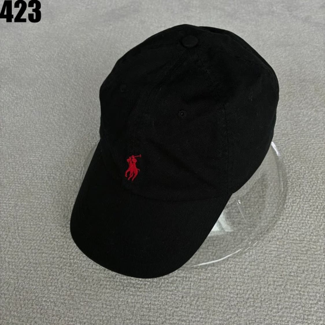 폴로 랄프로렌 블랙 볼캡 상품이미지1