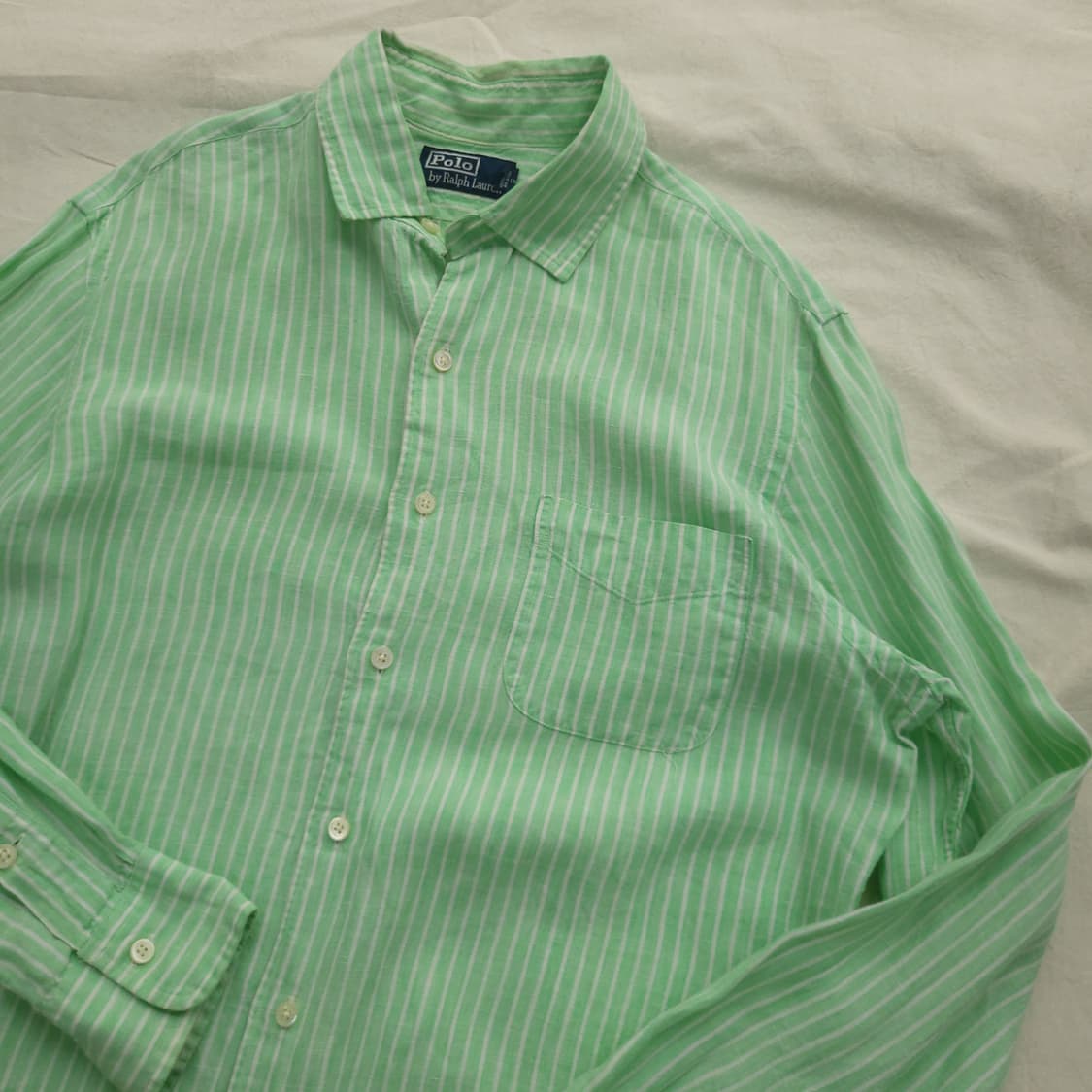 폴로 린넨 스트라이프 셔츠 상품이미지4