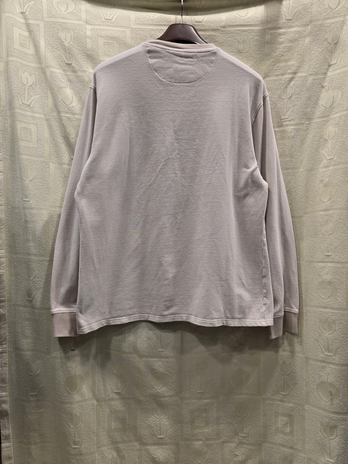 바버 헨리넥 긴팔 기모 티셔츠 XL(105) 상품이미지5