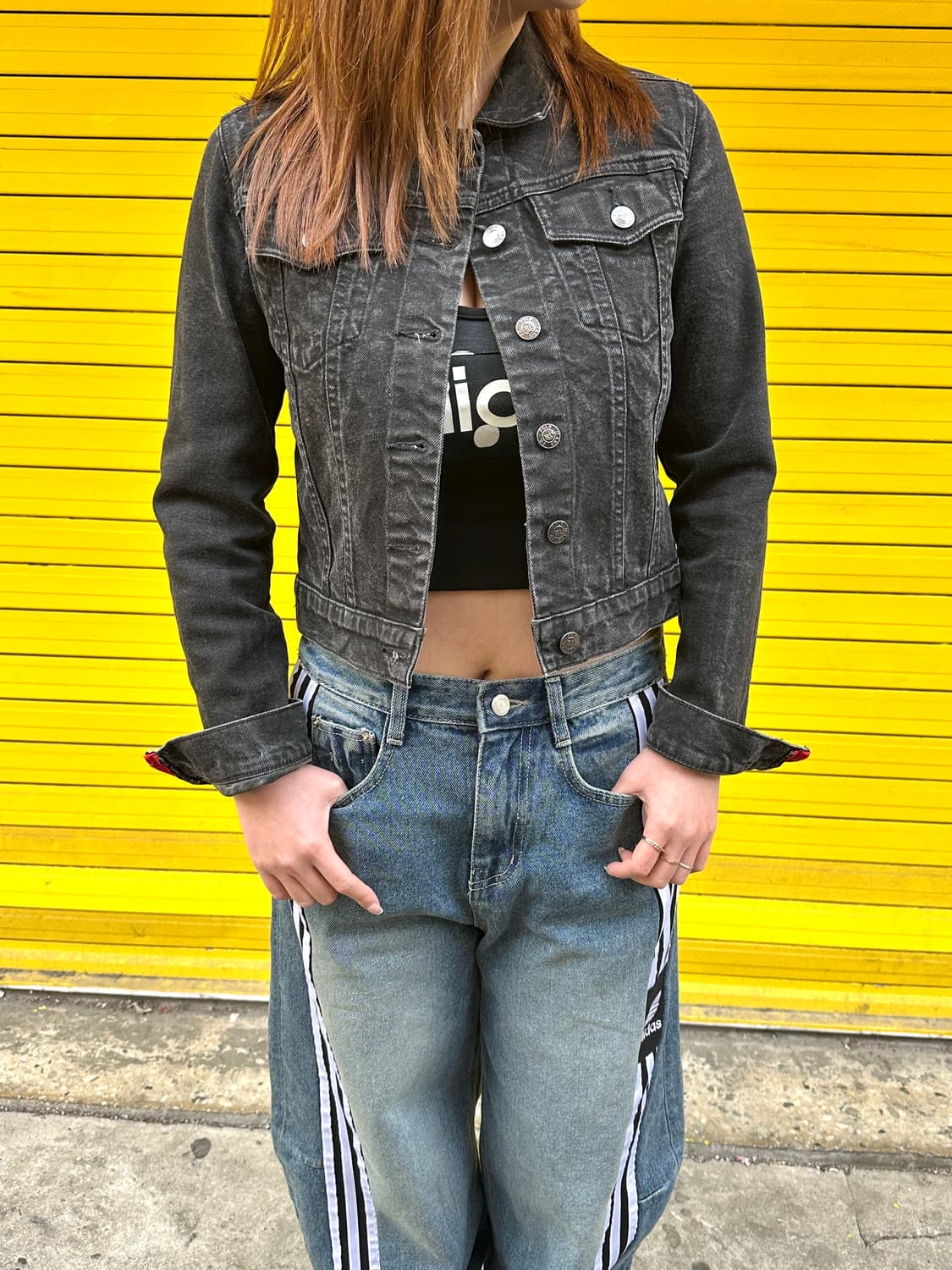 폴로 랄프로렌 데님 트러커 자켓 블랙 XS 상품이미지2