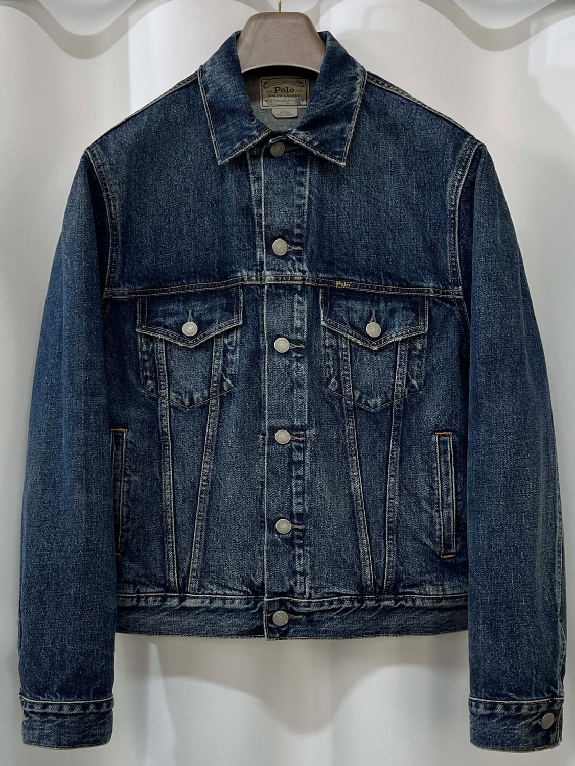 폴로 랄프로렌 페이드 워싱 데님 트러커 자켓 상품이미지1