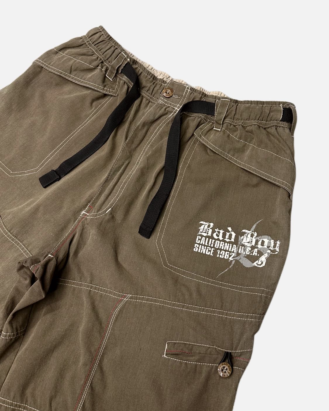 logo belted wide cargo shorts 상품이미지3