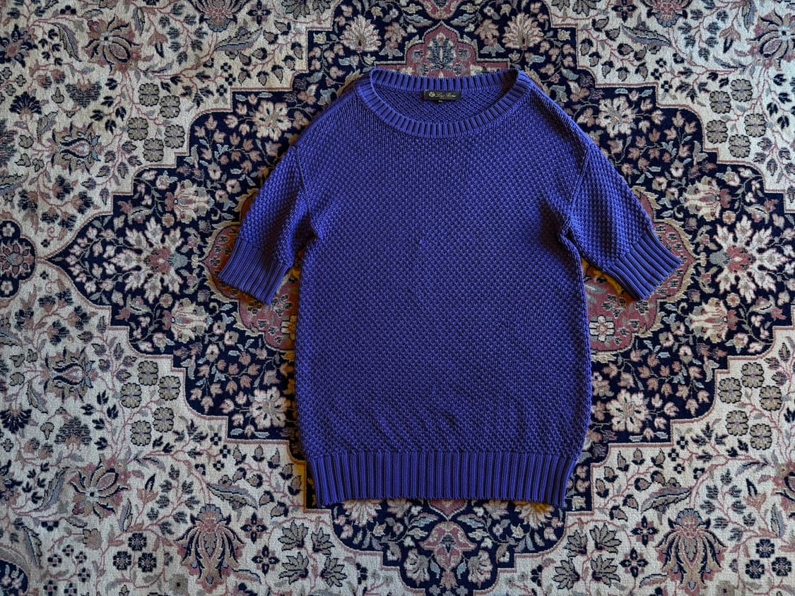 로로피아나 실크 코튼 니트 66~77 상품이미지1