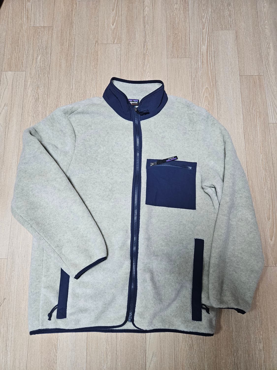 1회 파타고니아 신칠라 집업 자켓 플리스 후리스 오트밀 헤더 상품이미지1