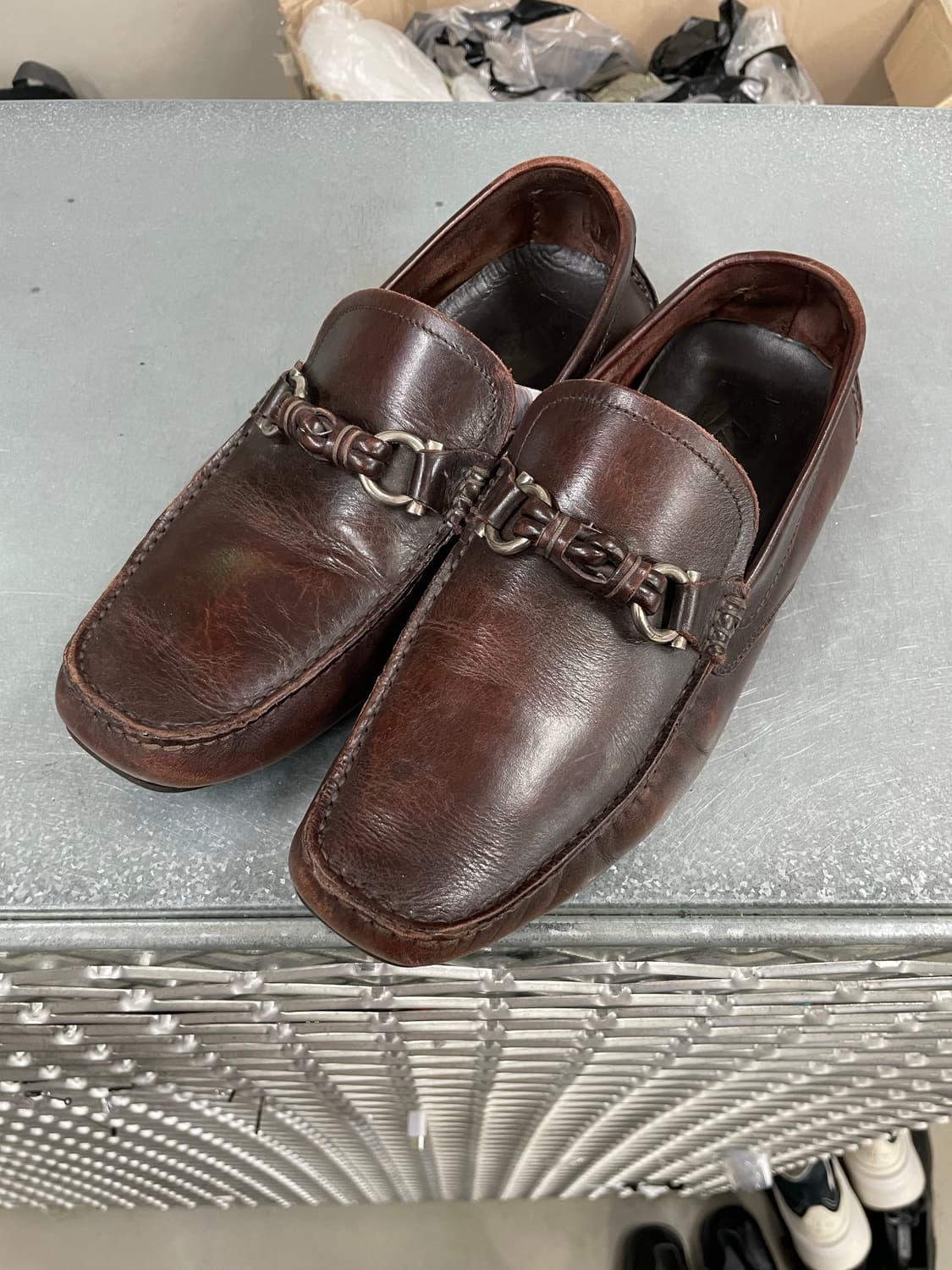 페레가모 간치니 드라이빙 로퍼 7.5 (gr-4386) 상품이미지2