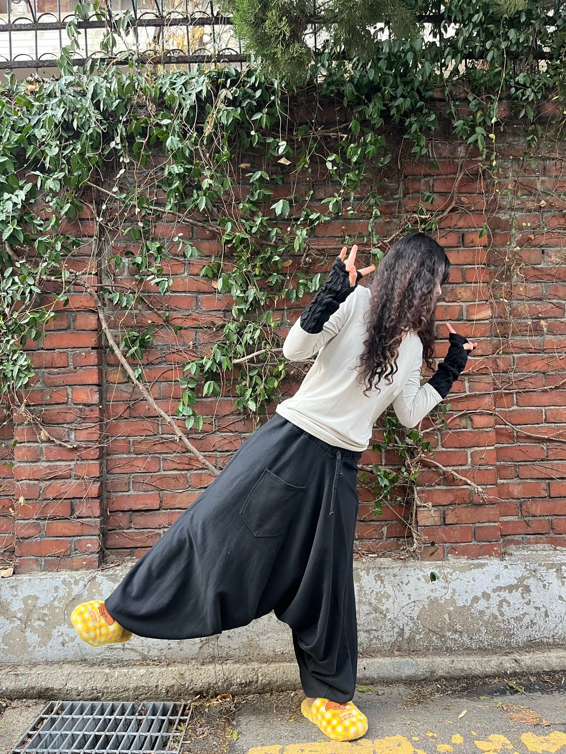 블랙 히피 무드 사무엘 팬츠 상품이미지3